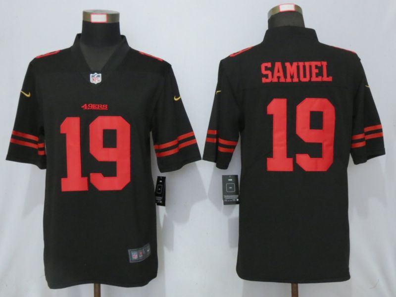 Men San Francisco 49ers #19 Samuel Black Nike Vapor Untouchable Limited Player